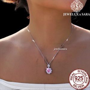 Collier pendentif en argent sterling fait main de qualité supérieure avec diamant moissanite pour femme, idéal pour les bijoux de mariée et l'usage quotidien - Product Image 4