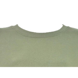 Sweat-shirt d'hiver pour femme en molleton 340g, col rond oversize, broderie sur le devant, respirant, coupe-vent, polyester/coton écologique - Product Image 2