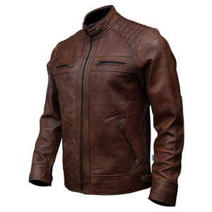 Veste en cuir élégante pour homme 2026, couleur personnalisée, 100 % cuir, veste en cuir sur mesure pour homme, maintenant disponible à la vente en ligne - Product Image 5
