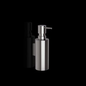Distributeur de savon liquide mural contemporain en acier inoxydable, support métallique pour lavage des mains, conteneur de savon rechargeable - Product Image 2