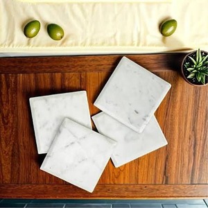 Posavasos de Mármol al por Mayor para Hoteles, Restaurantes, Cafeterías, Bares, Mesas de Comedor, Disponibles al Mejor Precio - Product Image 1