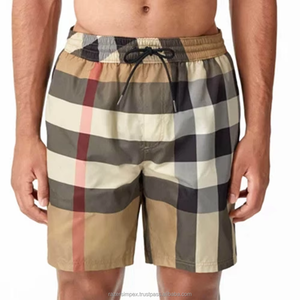 Nouveaux shorts décontractés pour hommes, tendance, en coton/polyester/élasthanne, unis, amples, respirants, à séchage rapide, écologiques, anti-plis, grandes tailles - Product Image 1