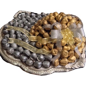 Plateau de service décoratif en chocolat de taille personnalisée, design vintage, fournisseurs d'hôtels et de restaurants, plateau de table décoratif pour mariage - Product Image 1