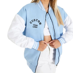 Veste courte pour homme, veste varsity, veste bomber personnalisée avec logo, veste courte style letterman, streetwear, mode, fermeture éclair - Product Image 1