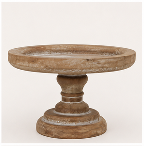 Handcrafted Rustic Wooden <b>Cake</b> <b>Stand</b> Round Vintage Wood Pedestal Dessert Display For Wedding Party Decor Farmhouse <b>Cake</b> Holder - Product Image 3