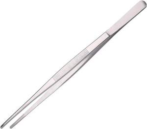 Pince de cuisine professionnelle UBI en acier inoxydable de 10 pouces, à pointe fine, durable, pour usage domestique et manucure - Product Image 3