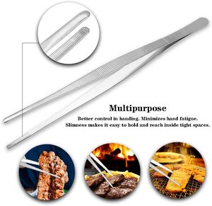 Nouvelles pinces de cuisine en acier inoxydable extra longues, arrivées en usine, vente en gros, ustensiles de cuisine - Product Image 4