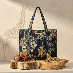 Tote Bag <b>Printed</b> Quilted Cotton Casual Fashion Daily Shopping <b>Large</b> Multicolored Women Shoulder Handle - Product Image 4
