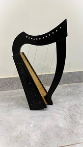 12 <b>Strings</b> Solid Wood Traditional Harp, With Free Carry bag & Tuning Key Wrench 12 <b>Strings</b> Rosewood Irish Celtic Style with Bag - Product Image 4