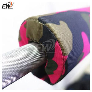 Almohadilla de espuma de alta densidad para barra de pesas, para sentadillas, empujes de cadera, entrenamiento de glúteos, antideslizante, protector de barra de cuero PU, venta al por mayor OEM. - Product Image 2