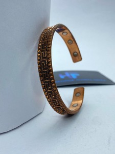 Handforge Global Impex HGI-03456 Brass <b>Copper</b> Gold Plated Vintage Cuff <b>Bracelet</b> for Wedding Occasion-Private Label Supplier - Product Image 4