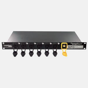 Caja de Distribución de Fibra Óptica SREXACT SFBP-12M3-MPOM-6DL, MPO a 6 DLC, Chasis 1U, OM3 - Product Image 1