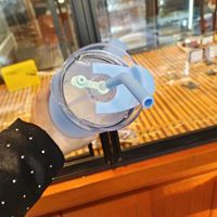 Nouvel ensemble 3-en-1 : Gourdes portables avec paille et poignée, tasses à café, et grands gobelets de sport en plastique de 40 oz pour voiture
