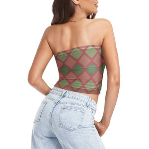 Trendy Queen Women's Breathable Summer <b>Crop</b> <b>Tops</b> 2026 Y2K <b>Striped</b> Tube Strapless Backless Sleeveless Cute Sexy <b>Crop</b> Clothes - Product Image 4