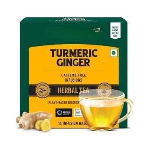 Infusión de Té de Canela y Jengibre - Bolsitas de Té Herbal Dulce y Picante para Calmar el Estómago, Calor en Días Fríos y Alivio del Estrés - 50 Unidades - Product Image 1