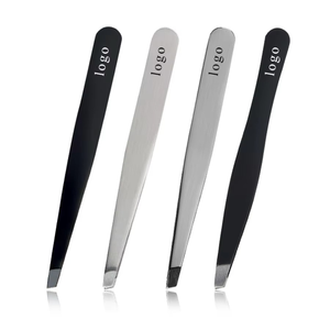 Pinzas para Cejas de Acero Inoxidable de Alta Calidad Personalizadas al por Mayor, Pinzas para Cejas Puntiagudas y Inclinadas Reutilizables y Cómodas - Product Image 4
