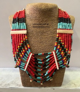 Collar de moda con cuentas de hueso modelo 2024 collar de diseño africano con cuentas de hueso para mujer collar de moda de hueso de la India - Product Image 5