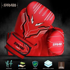 Gants d'entraînement de boxe et MMA FARABI SPORTS en cuir PU personnalisables avec support de poignet pour fermeture, séchage rapide, protection UV, idéaux pour l'extérieur - Product Image 5