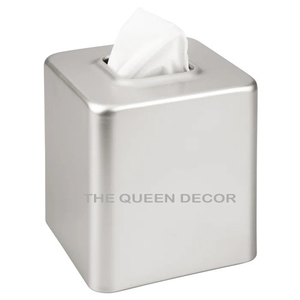 Home Hotel Restaurant Tableware Tissue Holder Cafe Luxury Table Decoration Dining Table Decoration Metal Tissue Box - Product Image 2
