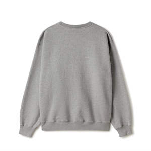 Sweat-shirt à col rond imprimé et brodé pour femme, en mélange de coton tricoté, couleur unie, décontracté, printemps, été, automne, hiver, devant - Product Image 2