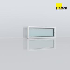 Fenêtre solaire HOFFEN en PVC 150x40 cm blanche, insonorisée, étanche, isolation thermique, fabriquée en Thaïlande - Product Image 1