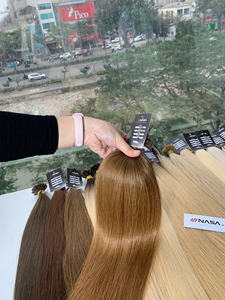 Extensions de cheveux à pointe plate, couleur unie, super double drawn, cheveux vierges vietnamiens, expédition mondiale, prix d'usine - Product Image 3