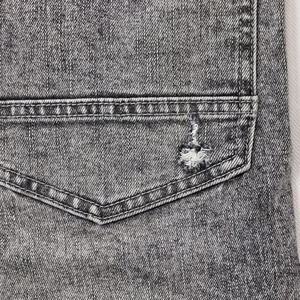 Customized Logo Streetwear <b>Top</b> Premium Quality Short Sun Faded Heavy <b>Distressed</b> Sweat Plus Size for Men's Casual Shorts - Product Image 4