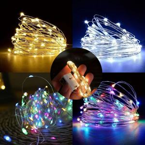 Button battery powered mini decorative <b>lights</b> perfect for home decor and special occasions. - Product Image 5