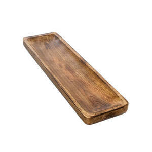 Plateau de service en bois modèle 8 de qualité supérieure, design élégant pour aliments, boissons, thé, café, jus, collations, plateaux décoratifs - Product Image 1