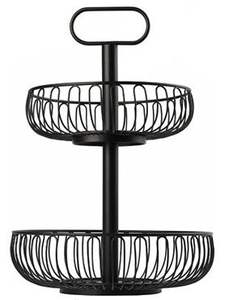 Panier à fruits moderne en fer forgé, idéal pour le comptoir de cuisine, la présentation des fruits, la table à manger et la décoration intérieure – Fabricant fiable - Product Image 3