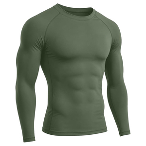 ELINE SPORTS เสื้อแรชการ์ดแขนยาวสีดำสำหรับผู้ชาย แห้งเร็ว ระบายอากาศได้ดี 260 กรัม โพลีเอสเตอร์ ชุดว่ายน้ำ - Product Image 6