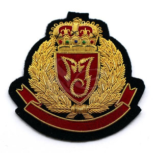 High Quality Bullion Wire Embroidery <b>Badges</b> Patches Handmade Customizable Promotional Safety <b>Pin</b> Whole Sale Custom For Uniform - Product Image 5