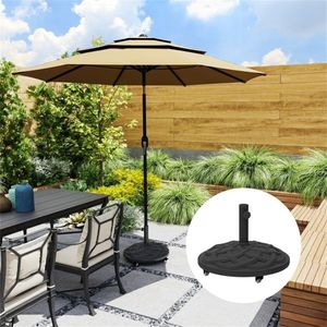 Base per Ombrellone Quadrato da Giardino in Acciaio Inossidabile per Patio, Ristorante, Hotel, Spiaggia, Piscina, Raggio 3m, Struttura in Acciaio - Product Image 2