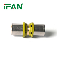 Système de raccordement à sertir IFAN pour tubes multicouches, raccords PEX, raccords de plomberie en laiton, raccords à sertir pour gaz, raccords de tuyauterie PEX-AL-PEX