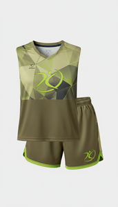 Conjunto de Camiseta y Pantalones Cortos de Voleibol Estilo Graffiti Rosa Pastel Personalizados al por Mayor, Uniforme Ligero para Equipo, Ropa Deportiva Sublimada OEM - Product Image 3
