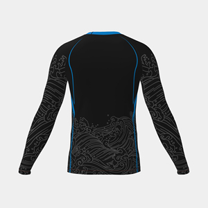 Unisex Long Sleeve Wholesale High Quality Athletic <b>Compression</b> Fitness Top Breathable Custom Player Name 100% Polyester - Product Image 5
