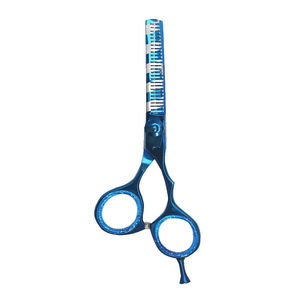 Las Mejores Tijeras de Entresacar Cabello de Acero Inoxidable con Reposamanos Fijo, Tijeras con Mango de Plástico Cómodo y 30 Dientes, Mango Largo - Product Image 5