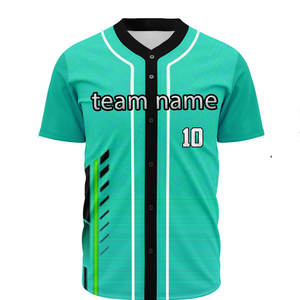 Conjunto de Camiseta de Béisbol Personalizada, 100% Poliéster, Sublimada, con Malla y Sarga, Transpirable, Unisex, Deportiva, con Opción de Tallas Grandes - Product Image 5