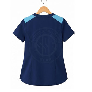 Ensemble de blouses d'infirmière pour femmes, tissu extensible et doux, vêtements de travail médicaux pour hôpital, clinique, laboratoire et personnel de santé - Product Image 6