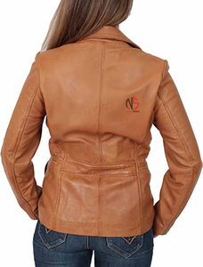 Hot Selling Women's <b>Leather</b> <b>Jacket</b> Single Button <b>Long</b> Fitted Oversized Custom Made Breathable Women's <b>Jacket</b> at Nurak 2026 - Product Image 6