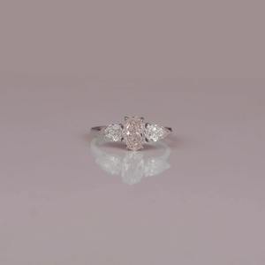 El mejor diseño de moda anillo de compromiso de diamante redondo cultivado en laboratorio en oro rosa de 10/14/18K/oro blanco regalo de joyería fina para mujeres - Product Image 4