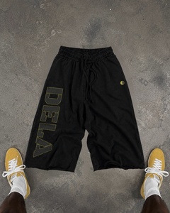 Pantalones cortos de chándal largos con estampado gráfico de alta calidad para hombre, estilo urbano, holgados, hasta la rodilla, de pierna ancha - Product Image 2