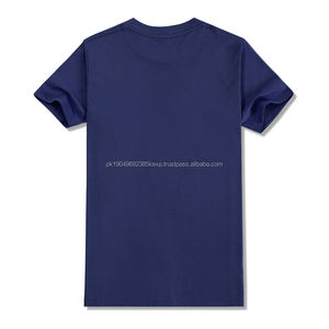 Camiseta de manga corta de algodón verano nueva tendencia suelta soporte añadir logotipo Serigrafía - Product Image 3