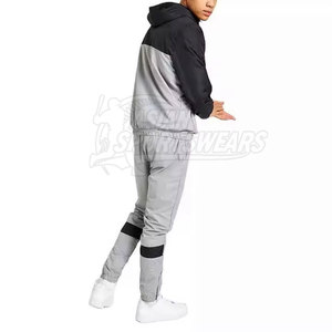 Conjunto de Chaqueta Cortavientos con Capucha, Diseño Moderno, Estampado Sólido, Ligero e Informal para Hombre, Venta al Por Mayor - Product Image 3
