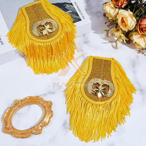 Epaulettes de Uniforme Ceremonial de Color Sólido, Estilo Moderno, Hechas Profesionalmente, Venta al Por Mayor - Product Image 4