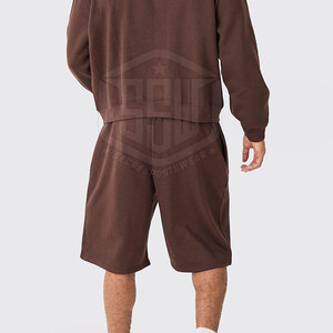 Conjunto de Sudadera con Capucha y Pantalones Cortos para Hombre, de Buena Calidad, Precio al por Mayor, 100% Algodón, 2 Piezas - Product Image 5