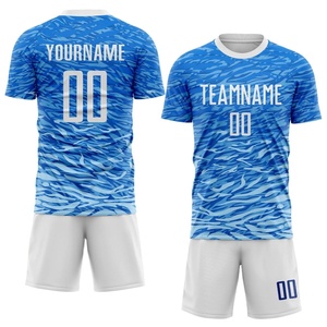ชุดฟุตบอลชายแบบใหม่ โพลีเอสเตอร์ 100% ลายพิมพ์ 3 มิติ แบบรีดร้อน เสื้อกล้ามแขนสั้น ปิดด้วยเชือกผูก - Product Image 3