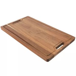 Nature <b>Slice</b> Wooden Board Set <b>Wood</b> Chopping Blocks Rectangle Shape Anti-Slip Kitchen Cutting Block Durable Kitchen Cutting Board - Product Image 5