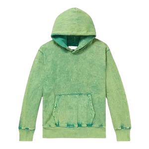 Ensemble de survêtements zippés personnalisés avec patch de détresse et sweat à capuche et pantalon de survêtement délavés à l'acide survêtement évasé pour hommes et femmes 2026 - Product Image 4