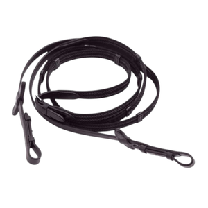 Lightweight Web Grip Fancy Leather Horse Bridle Reins with Custom Size-English Riding <b>Equestrian</b> - Product Image 3
